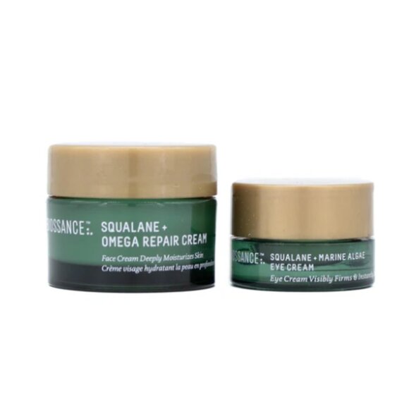NWT - Biossance Skinstant Transformation Squalane Eye Cream & Repair Cream Duo - Picture 2 of 7